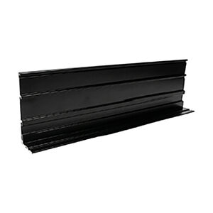 Permaloc PermaStrip L-Shaped Aluminum Landscape Edging Black Duraflex 3/16 in. x 6 in. x 8 ft.
