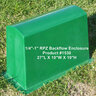 Piedmont RPZ Backflow Enclosure Lift Off Insulated Fiberglass Green 38 in. L x 15 in. W x 26 in. H