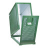 Placer Waterworks Backflow Enclosure Hinged with Gate Insulated Expanded Metal Green 30 in. L x 14 in. W x 24 in. H