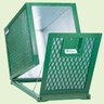 Placer Waterworks Backflow Enclosure Hinged with Gate Insulated Expanded Metal Green 30 in. L x 14 in. W x 24 in. H