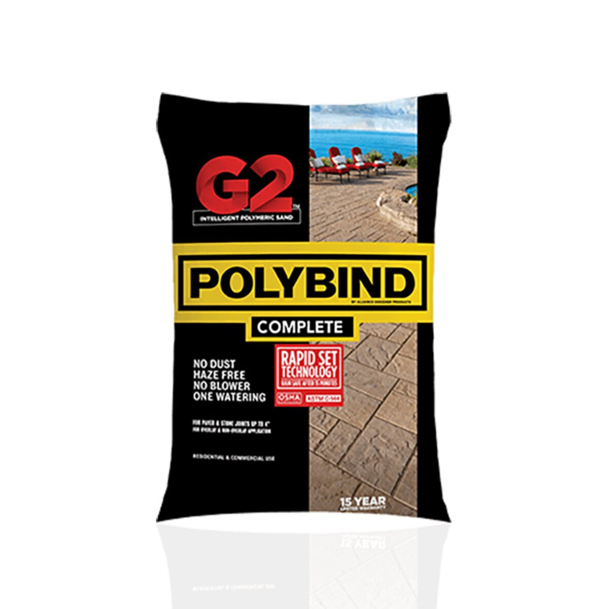 ConSandtrate Polyeric Sand, 10 Lb, Gray For Concrete Paver Joints Up