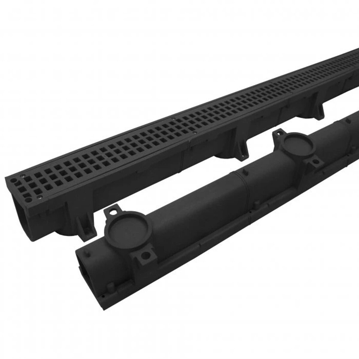 Polylok Thin Trench Drain Channel & Grate | SiteOne