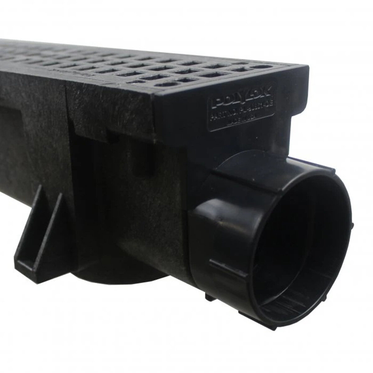 Polylok Thin Open End Outlet Black | SiteOne US