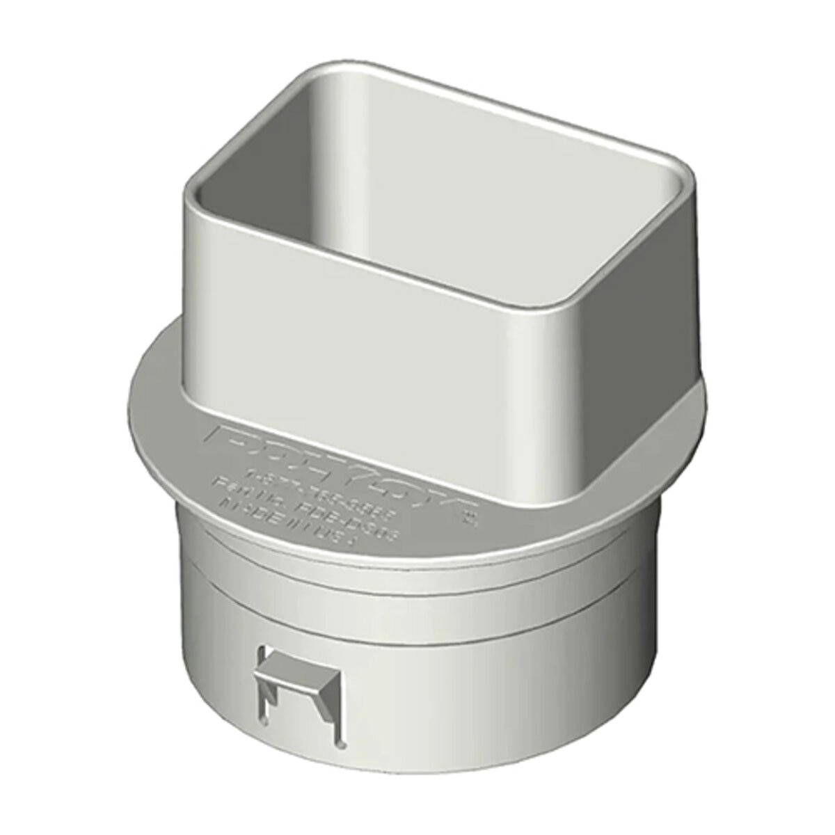 Polylok Downspout Adapter 2 in. x 3 in. x 4 in. | SiteOne US