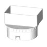 Polylok Offset Down Spout Adapter 4 in. x 6 in. x 6 in.