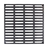 Polylok 12 in. Square Plastic Grate (Black)