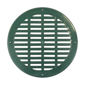 Polylok 15 in. Round Plastic Grate (Green)