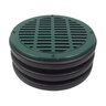 Polylok 15 in. Round Plastic Grate (Green)