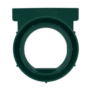 Polylok 5 in. Trench Drain Open Outlet End Cap (Green)