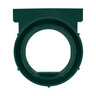 Polylok 5 in. Trench Drain Open Outlet End Cap (Green)