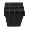 Polylok 9 in.x9 in. Catch Basin & Black Grate Kit