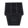 Polylok 9 in.x9 in. Catch Basin & Black Grate Kit
