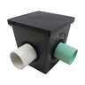 Polylok 9 in.x9 in. Catch Basin & Black Grate Kit