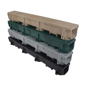 Polylok 5 in. Trench Drain Tee (Tan)