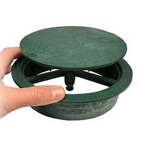 Polylok 6 in. Flow Grate (Pop-Up) W/ Elbow and Corrugated Pipe adapter