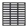 Polylok 9 in. Square Plastic Grate (Black)
