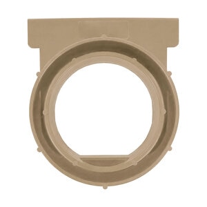 Polylok 5 in. Trench Drain Open Outlet End Cap (Tan)