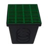 Polylok 12 in. Square Plastic Grate (Green)