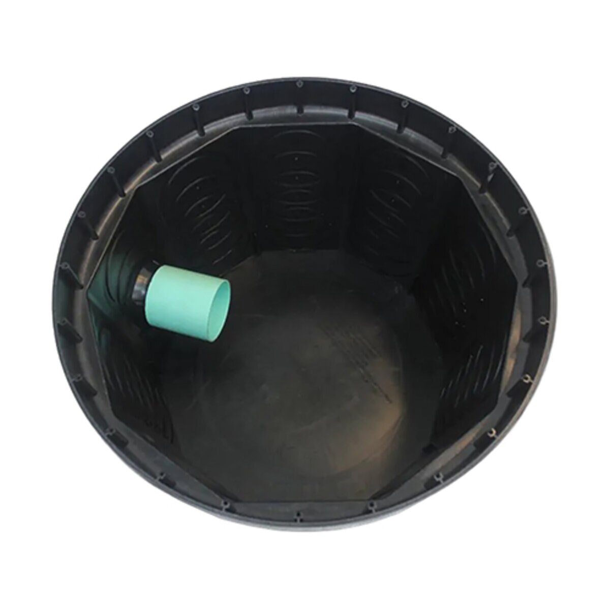 Polylok 24 in. Round Catch Basin 10-Hole with 4 seals & nuts - NO COVER ...