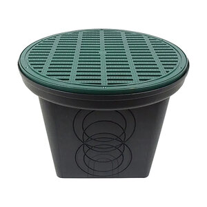 Polylok 20 in. Round Catch Basin 8-Hole