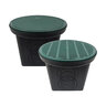 Polylok 20 in. Round Catch Basin 8-Hole