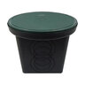 Polylok 20 in. Distribution Box, 7 Hole with Flat Solid Cover)