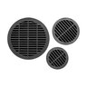 Polylok 3 in. Round Plastic Grate (Black)