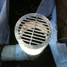 Polylok 3 in. Round Plastic Grate (Black)