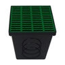 Polylok 12 in.x12 in. Catch Basin & Green Grate Kit
