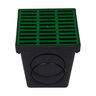 Polylok 12 in.x12 in. Catch Basin & Green Grate Kit