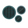 Polylok 3 in. Round Plastic Grate (Green)