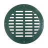 Polylok 12 in. Round Plastic Grate (Green)