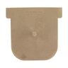 Polylok 5 in. Trench Drain Closed End Cap (Tan)