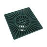 Polylok 6 in. Square Plastic Grate (Green)