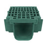 Polylok 5 in. Trench Drain Tee (Green)