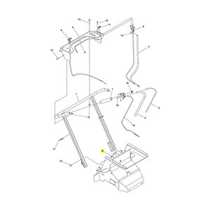 Power Distributors Lever Action Cable 34 in.