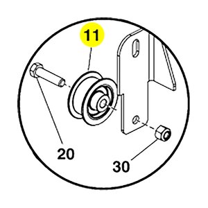 Power Distributors Small Idler Pulley