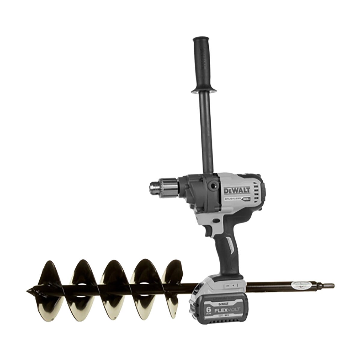 Power Planter Gallon Auger Heavy Duty Steel Shaft 7 in. W x 28 in. L x ...