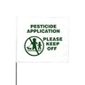 Pesticide Treatment Flag