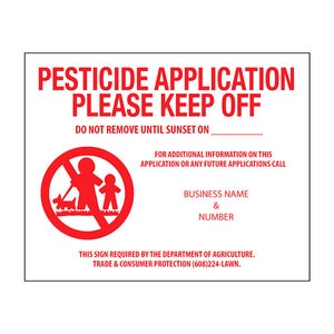 Posting Sign Wi w/o Sticks Npers (500/box)