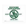 Custom Pesticide Sign - One Sided