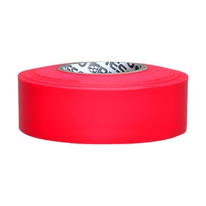 Presco Flagging Tape Red Glow 1 in. x 150 ft. 