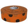 Flagging Tape 1-3/16 ft. x 300 ft. Polka Dot Orange/Black Presco
