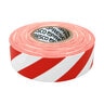 NYP Corp STRIPED 1-3/16 in. x 150 ft. WHITE/RED FLAGGING TAPE