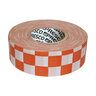 NYP Corp CHECKERED 1-3/16 in. x 150 ft.WHITE/ORANGE FLAGGING TAPE