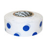 NYP Corp POLKA DOT 1-3/16 in. x 150 ft. WHITE/BLUE FLAGGING TAPE