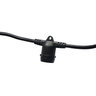 Prime Patio 96 ft. E26 Black Socket Wire w/ 24 in. Spacing 48 No Drop Sockets 12 in. Lead