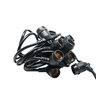 Prime Patio 96 ft. E26 Black Socket Wire w/ 24 in. Spacing 48 No Drop Sockets 12 in. Lead