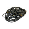Prime Patio 96 ft. E26 Black Socket Wire w/ 24 in. Spacing 48 No Drop Sockets 12 in. Lead