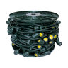 Prime Patio 330 ft. E26 Black Socket Wire w/ 24 in. Spacing 4 in. Suspended Sockets